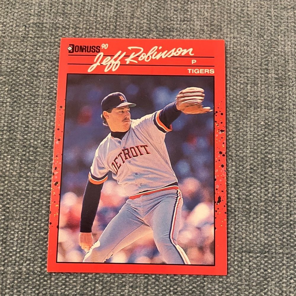 1990 Donruss Detroit Tigers Baseball Card Trading Card